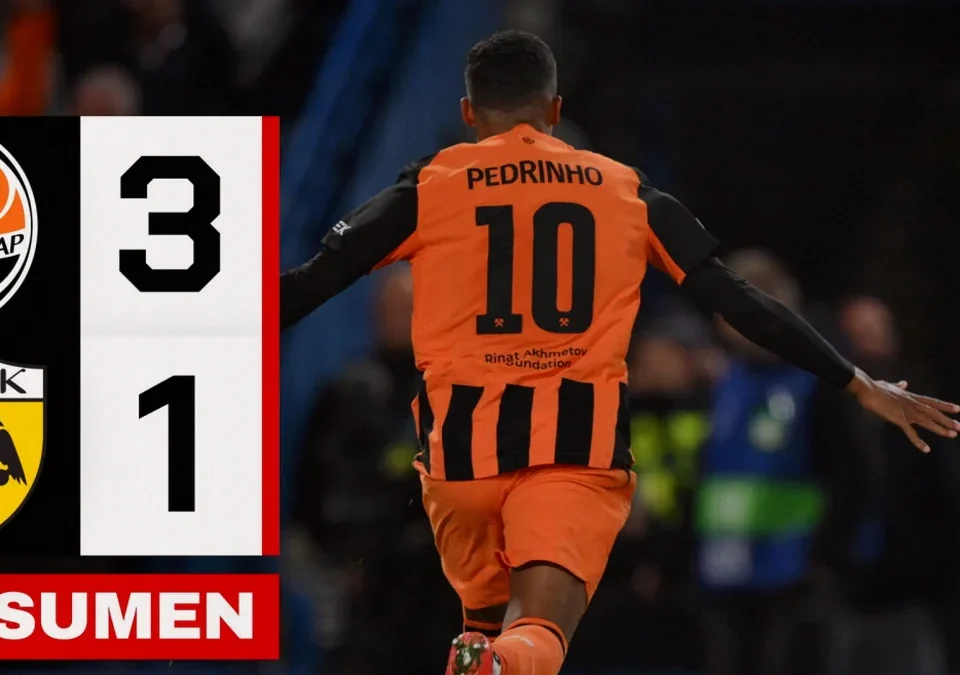 Shakhtar Donetsk Beat AEK Athens for First Champions League Win