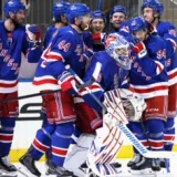 Igor Shesterkin Nets First NHL Goal as Rangers Rout Lightning