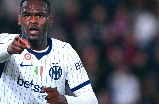 Inter Beat Bologna 3-1 Without Lautaro to Take Sole Serie A Lead
