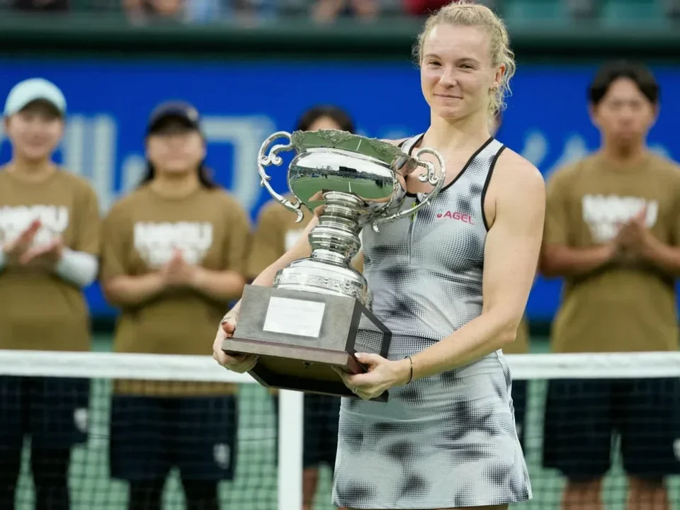 Siniakova Thrashes Krueger to Claim Japan Open Title in Osaka