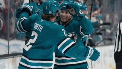 Cagnoni’s First NHL Goal Lifts Sharks Past Panthers in Overtime