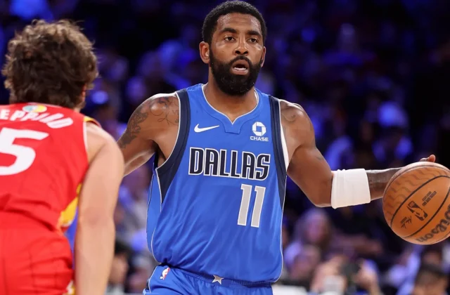 Kyrie Irving Scores 17 as Mavericks Beat Rockets in Macao