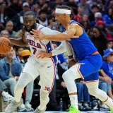 Jaylen Brown scores 22 as 76ers rout champion Knicks in preseason opener