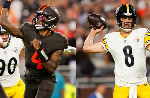 Andre Szmyt’s Late 56-Yarder Lifts Browns Over Steelers 27-24