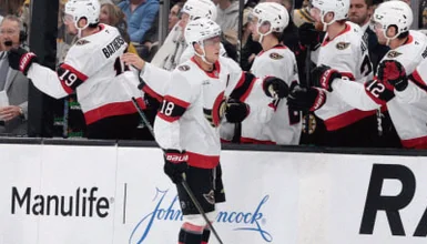 Stutzle Powers Senators to 4-1 Road Win Over Bruins