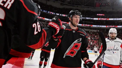 Svechnikov Lifts Hurricanes Past Capitals for Sixth Straight Win