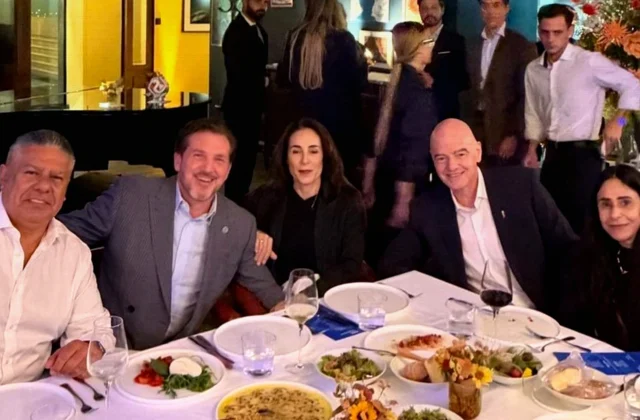Tapia Meets Infantino in Zurich Ahead of Key FIFA Congress