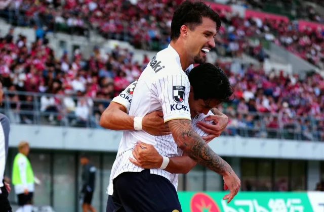 Thuler Reaches 10 Vissel Kobe Goals in 3-0 Win Over Fagiano Okayama