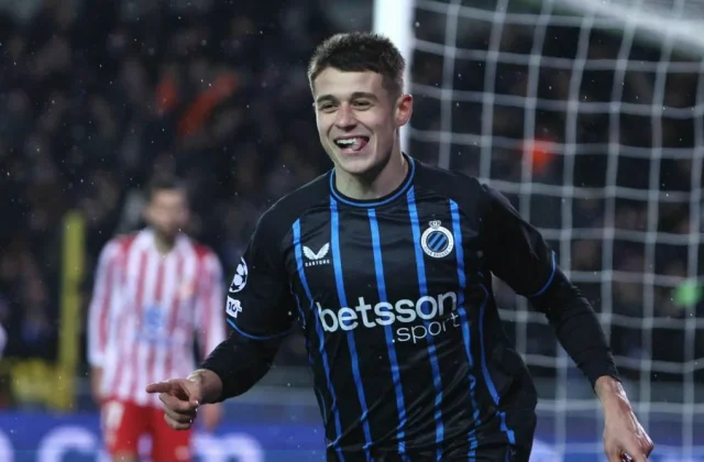 Nicolò Tresoldi Hat-Trick Fires Club Brugge to Stunning Win at Inter