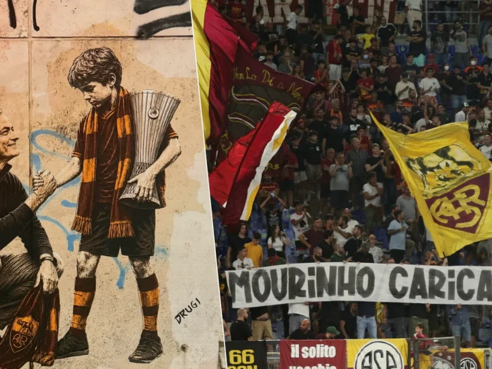 Roma Fans Honour Mourinho with New Drugi Mural Ahead of Real Madrid Clash