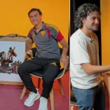 Paulo Dybala Meets Roma Street Artist Lorenzo Verrecchia at Trigoria