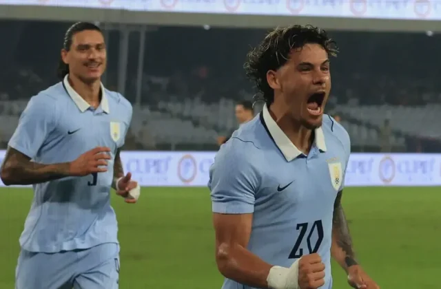 Uruguay Thrash India 6-1 to End Asian Tour on a High