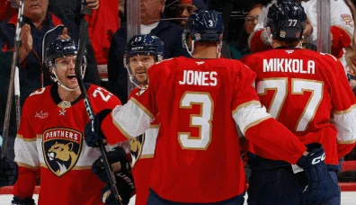 Verhaeghe, Bennett Each Score Hat Tricks as Panthers Rout Kraken