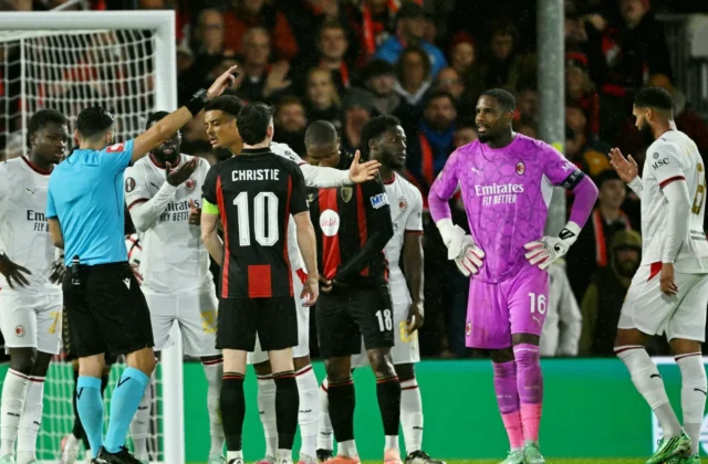 Maignan Sent Off as Milan Goalkeeper Sees Red Against Bournemouth