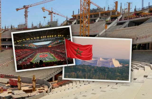 Morocco’s Hassan II Stadium Takes Shape Ahead of 2030 World Cup