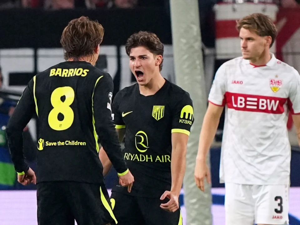 Julián Álvarez Nets First Atlético Goal in Champions League Draw