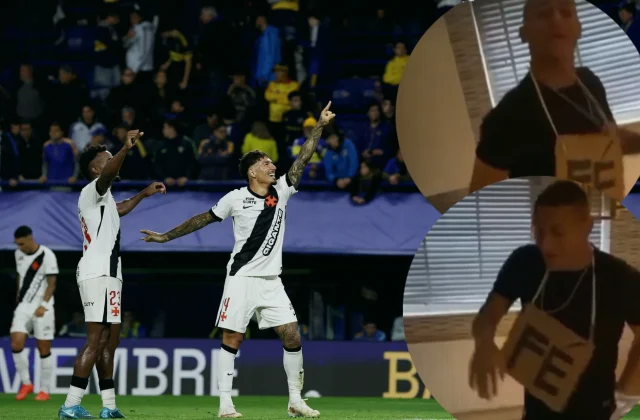Richarlison Celebrates Vasco Win Over Boca Juniors at La Bombonera