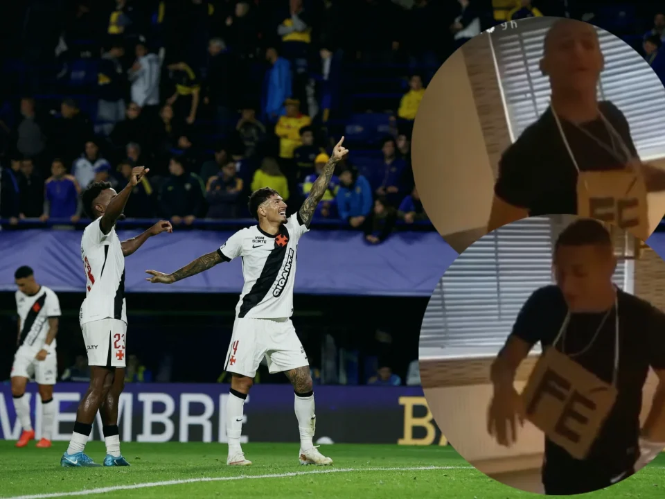 Richarlison Celebrates Vasco Win Over Boca Juniors at La Bombonera
