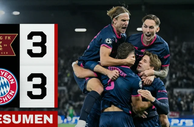 Bayern Munich Rally From Two Down to Draw 3-3 With Viking