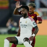 Vinícius Júnior Endures Tough Night in Real Madrid’s Roma Comeback