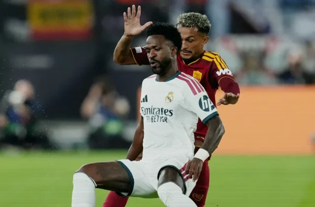 Vinícius Júnior Endures Tough Night in Real Madrid’s Roma Comeback
