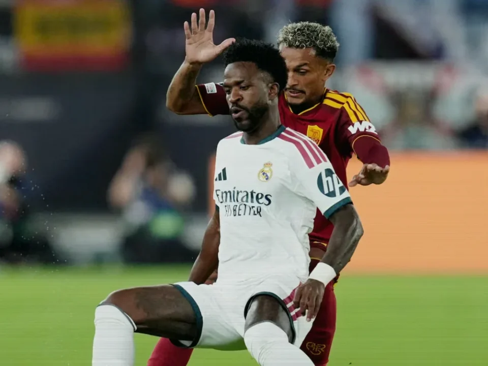 Vinícius Júnior Endures Tough Night in Real Madrid’s Roma Comeback