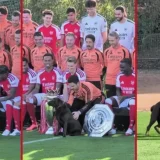 Win the Labrador Joins Arsenal’s Official Team Photo