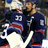 Dylan Garand shines as Rangers rout Canucks after Shesterkin injury