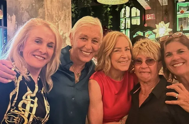 Martina Navratilova Celebrates 70th Birthday with WTA Legends in Miami