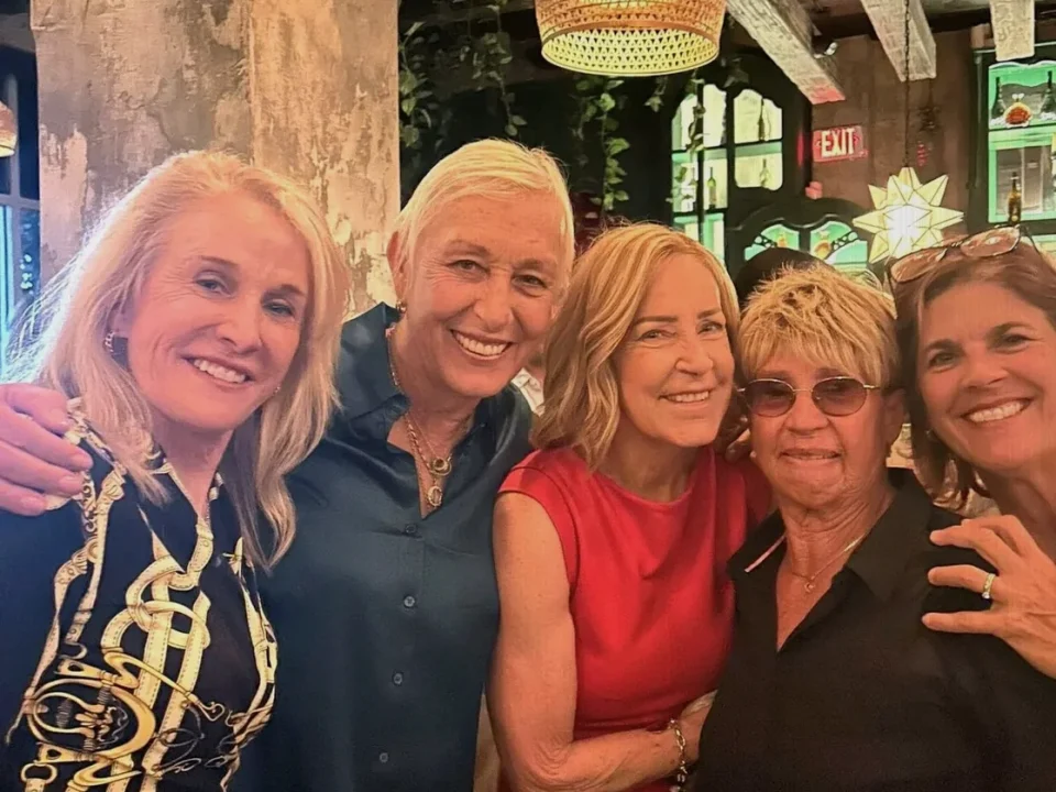 Martina Navratilova Celebrates 70th Birthday with WTA Legends in Miami