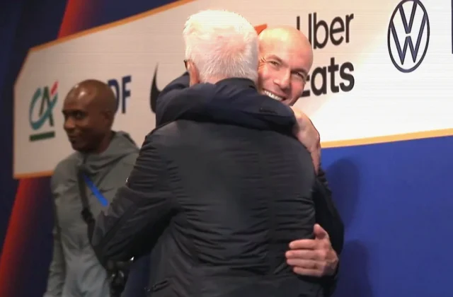 Zidane Reunites with Aimé Jacquet After France’s Win Over Belgium