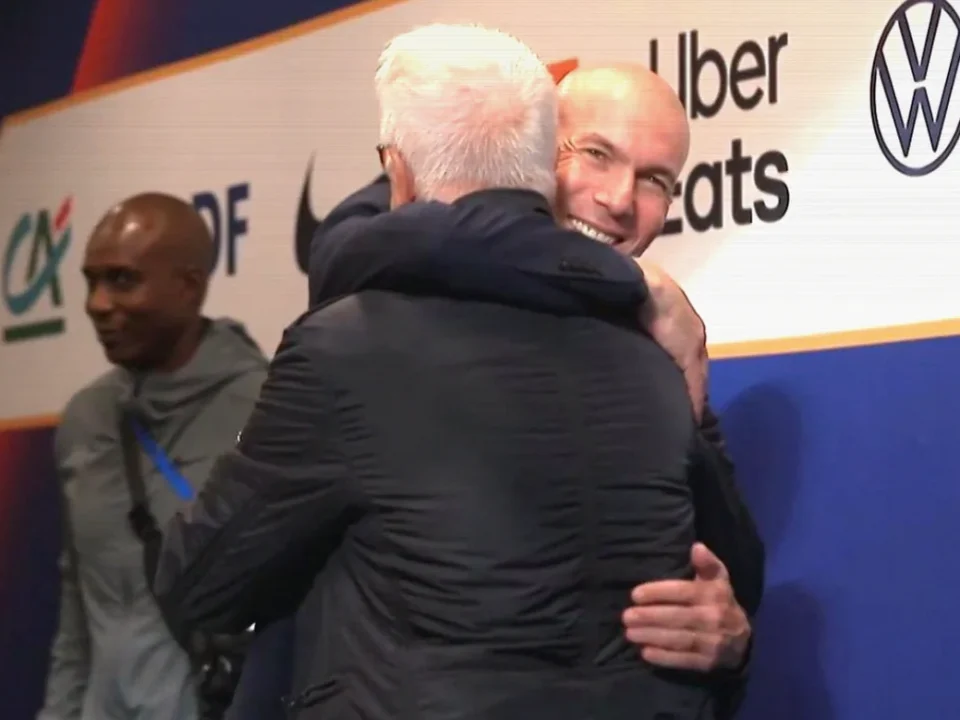 Zidane Reunites with Aimé Jacquet After France’s Win Over Belgium